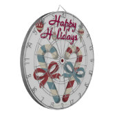 ハッピーホリデーズキャンディーケーンハート ダーツボード (正面左)