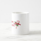 ハッピーホリデーズキャンディーケーン コーヒーマグカップ (中央)