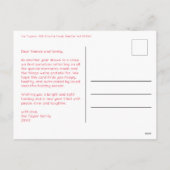 ハッピーホリデーズキャンドルカカスタムネスPHOTOクリスマス シーズンポストカード (裏面)