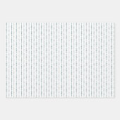 ハッピーホリデーズキュートストライプドット赤白 ラッピングペーパーシート (正面2)