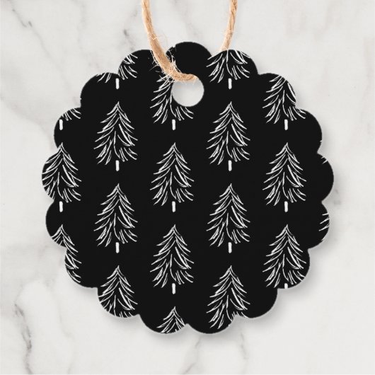 ハッピーホリデーズギフトパーソナライズされたラベル フェイバータグ (裏面)