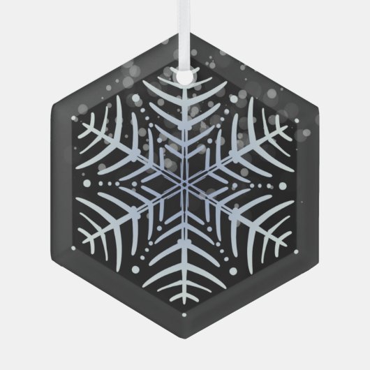 ハッピーホリデーズクラシックヴィンテージ ガラスオーナメント (正面)