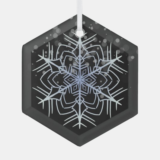 ハッピーホリデーズクラシックヴィンテージ ガラスオーナメント (正面)