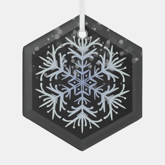 ハッピーホリデーズクラシックヴィンテージ ガラスオーナメント (正面)