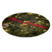 ハッピーホリデーズクリスマスオーナメントカッティングボード カッティングボード (角)