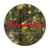 ハッピーホリデーズクリスマスオーナメントカッティングボード カッティングボード (正面)