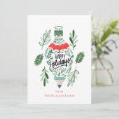 ハッピーホリデーズクリスマスオーナメント シーズンカード (スタンド正面)