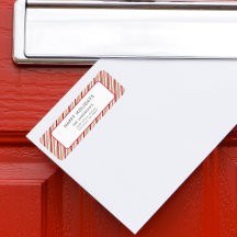 ハッピーホリデーズクリスマスカラフルストライプパターン