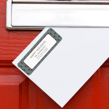 ハッピーホリデーズクリスマスカラフルハートパターン