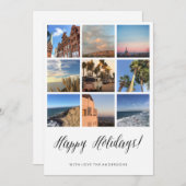 ハッピーホリデーズクリスマスカード シーズンカード (正面/裏面)