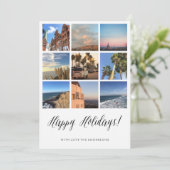 ハッピーホリデーズクリスマスカード シーズンカード (スタンド正面)