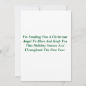 ハッピーホリデーズクリスマスカード 招待状 (裏面)