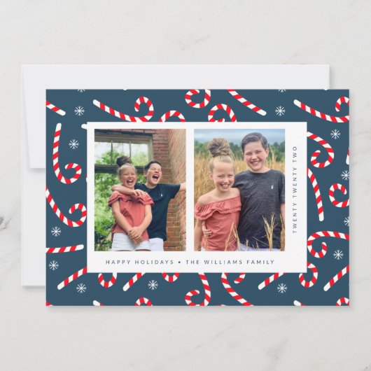 ハッピーホリデーズクリスマスキャンディカン 案内状 (正面)