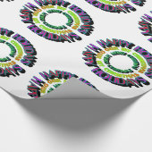 ハッピーホリデーズクリスマスギフトラップ ラッピングペーパー (角)