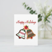 ハッピーホリデーズクリスマスクッキーベル シーズンポストカード (スタンド正面)