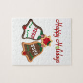 ハッピーホリデーズクリスマスクッキーベル ジグソーパズル (横)