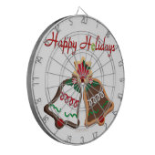 ハッピーホリデーズクリスマスクッキーベル ダーツボード (正面左)