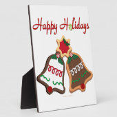 ハッピーホリデーズクリスマスクッキーベル フォトプラーク (側面)