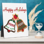 ハッピーホリデーズクリスマスクッキーベル フォトプラーク (側面)