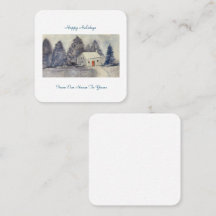 ハッピーホリデーズクリスマススススノーイコテージハウス