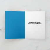 ハッピーホリデーズクリスマスツリーオーナメントインマスク シーズンカード (内部)