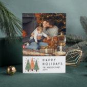 ハッピーホリデーズクリスマスツリーシンプルの写真