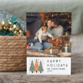 ハッピーホリデーズクリスマスツリーシンプルの写真 シーズンカード