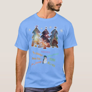 ハッピーホリデーズクリスマスツリーズネブラスマルチラ Tシャツ