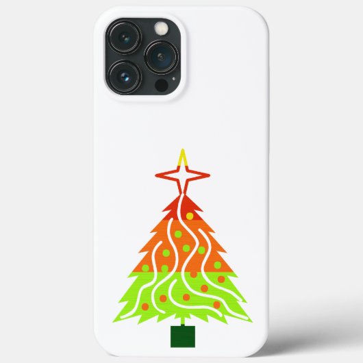 ハッピーホリデーズクリスマスツリー Case-Mate iPhoneケース (裏面)