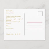 ハッピーホリデーズクリスマスニューライウェズカスタムの写真 ポストカード (裏面)