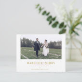 ハッピーホリデーズクリスマスニューライウェズカスタムの写真 ポストカード (スタンド正面)