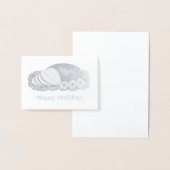 ハッピーホリデーズクリスマスハムプラッタクリスマスグルメ 箔カード (ディスプレー)