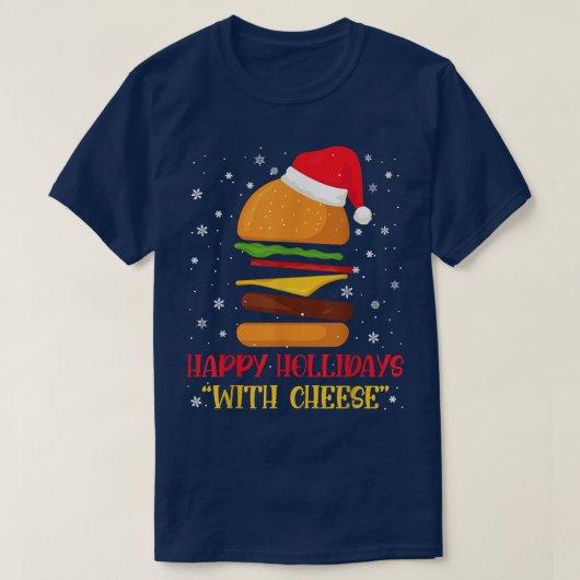 ハッピーホリデーズクリスマスバッガーデイクリスマスチェイ Tシャツ (デザイン正面)