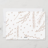 ハッピーホリデーズクリスマスフォトカードビューティフルタイプ シーズンカード (裏面)