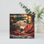 ハッピーホリデーズクリスマスベアースランバー シーズンカード (スタンド正面)