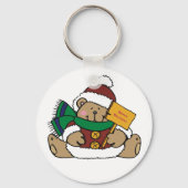 ハッピーホリデーズクリスマスベア キーホルダー (正面)