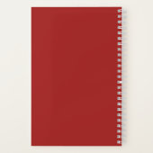 ハッピーホリデーズクリスマスホリデー ノートブック (裏面)