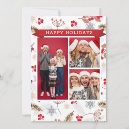 ハッピーホリデーズクリスマスモミモダンホリー3写真