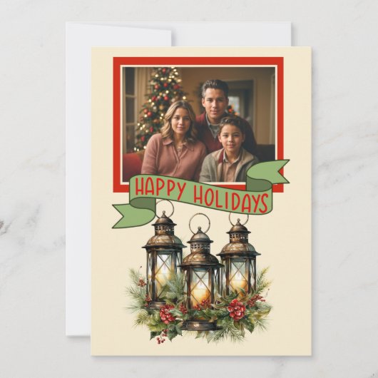 ハッピーホリデーズクリスマスラタンカスタムの写真 シーズンカード (正面)