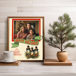 ハッピーホリデーズクリスマスラタンカスタムの写真 フォトプリント           