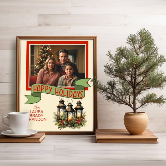 ハッピーホリデーズクリスマスラタンカスタムの写真 フォトプリント