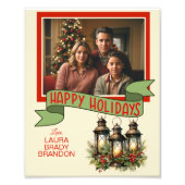 ハッピーホリデーズクリスマスラタンカスタムの写真 フォトプリント (正面)