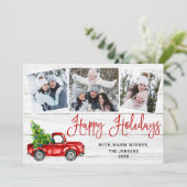 ハッピーホリデーズクリスマスレッドファームトラック3写真 シーズンカード (スタンド正面)