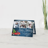 ハッピーホリデーズクリスマスレッドファームトラック3写真 シーズンカード (正面)