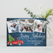 ハッピーホリデーズクリスマスレッドファームトラック3写真 シーズンカード (スタンド正面)