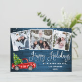 ハッピーホリデーズクリスマスレッドファームトラック3写真 シーズンカード (スタンド正面)
