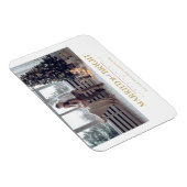 ハッピーホリデーズクリスマス結婚した&ウィーズの新婚 マグネット (右側)