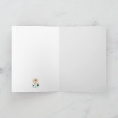 ハッピーホリデーズクリスマス雪だるま&オーナメント シーズンカード (内部)