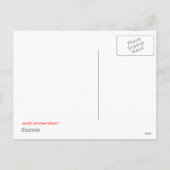 ハッピーホリデーズクリスマス雪だるま シーズンポストカード (裏面)