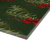 ハッピーホリデーズクリスマス カッティングボード (角)